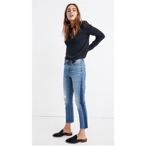 MADEWELL The High-Rise Slim Boyjean in Raebrook Wash: Eco Edition Size 24